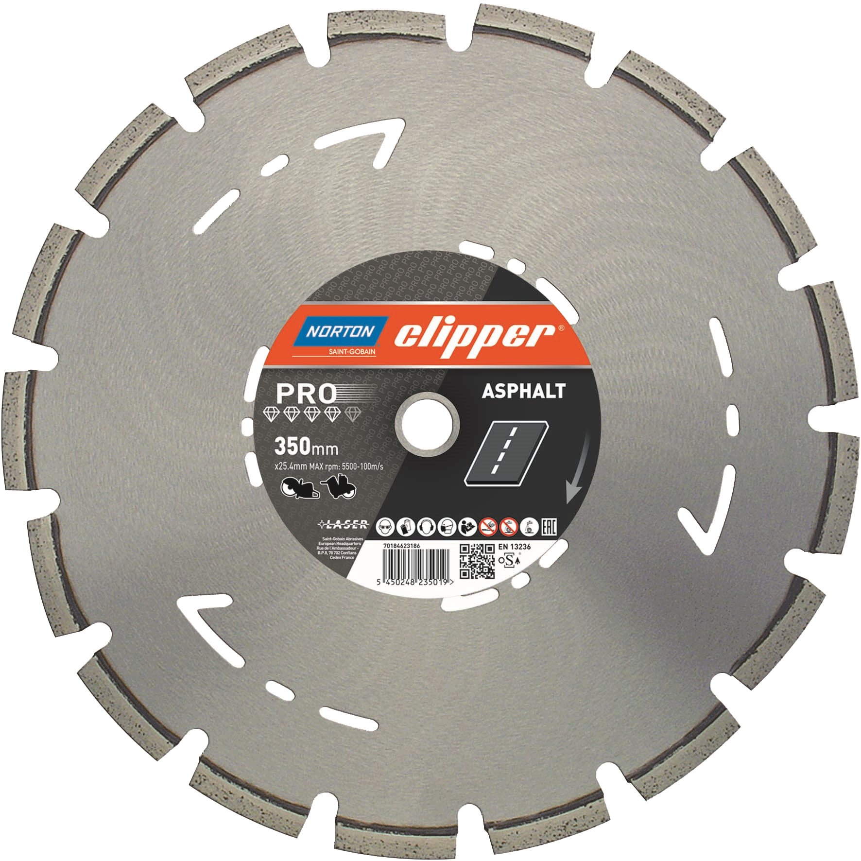 Diamant-Trennscheibe Pro Asphalt NORTON
