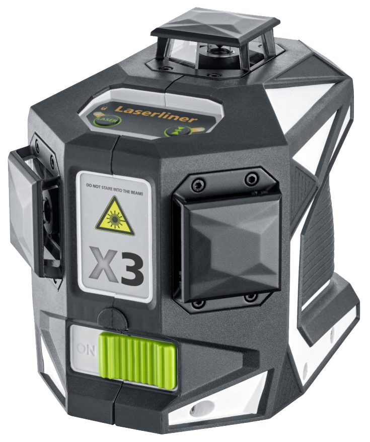 Kreuzlinienlaser X3-Laser Pro 360° mit grüner Lasertechnologie
