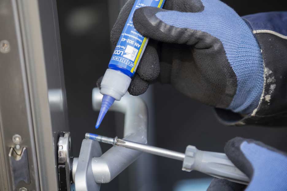 Schraubensicherung WEICONLOCK mittelfest AN 302-43, 0.25 mm, blau, Ø max. M36, mit Trinkwasser- und DVGW-Zulassung 30243020 302430150