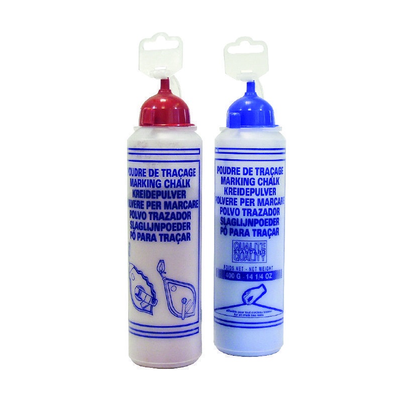 Kreidepulver blau / rot METRICA