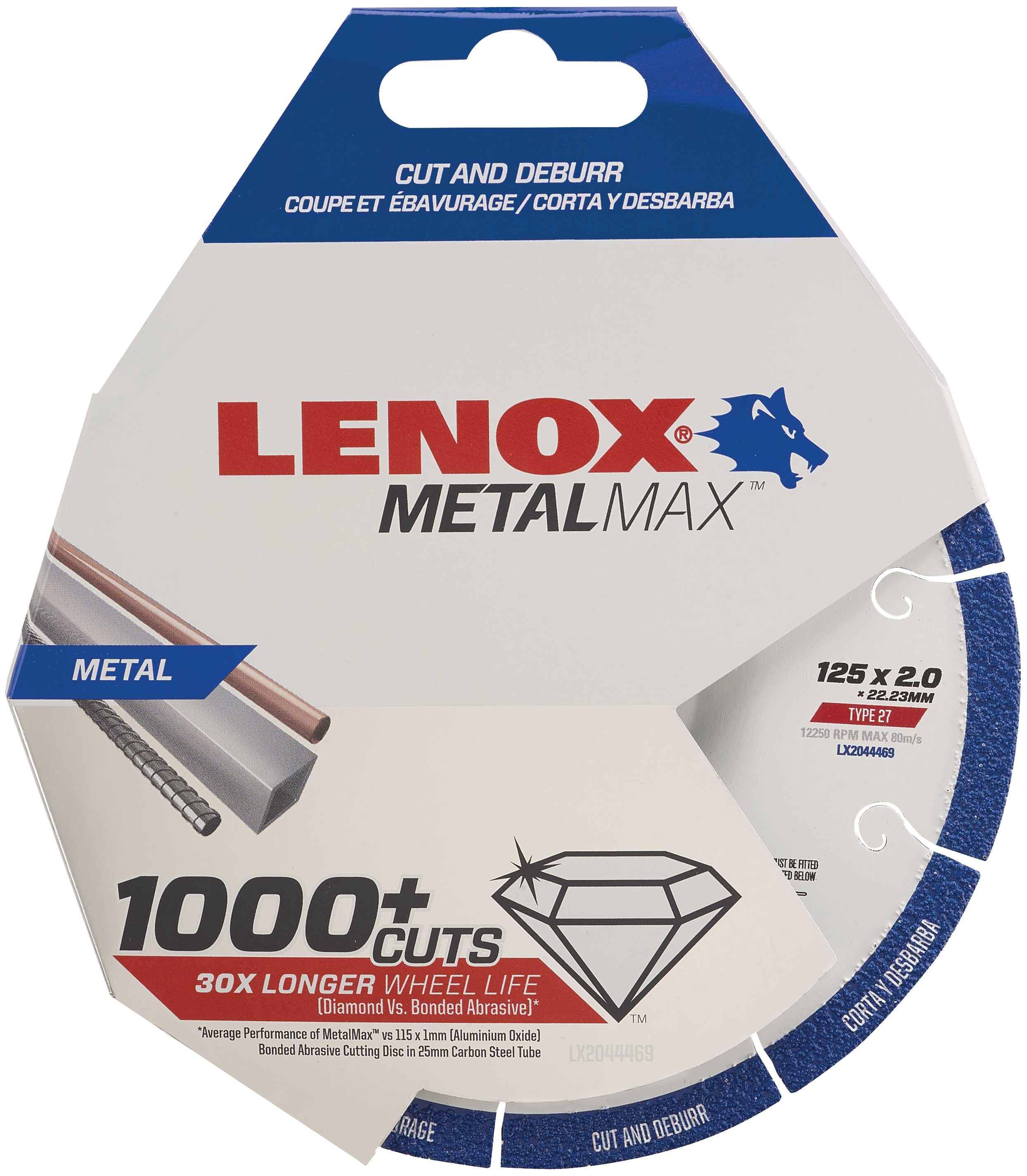 Diamant-Trenn- und Schruppscheibe MetalMax Pro Lenox
