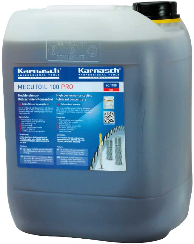 Hochleistungs-Kühlschmier-Konzentrat Karnasch Mecutoil 100 PRO 10 Liter