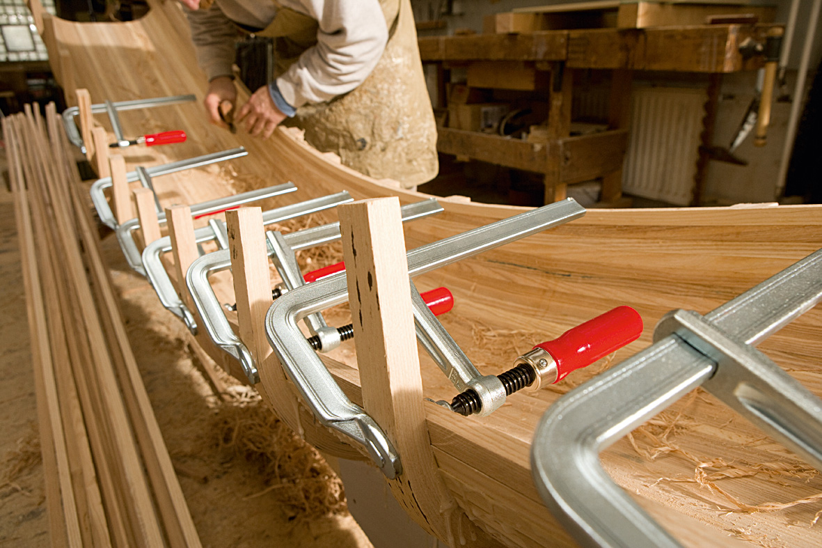 Ganzstahl-Schraubzwinge GZ mit Holz-Griff BESSEY