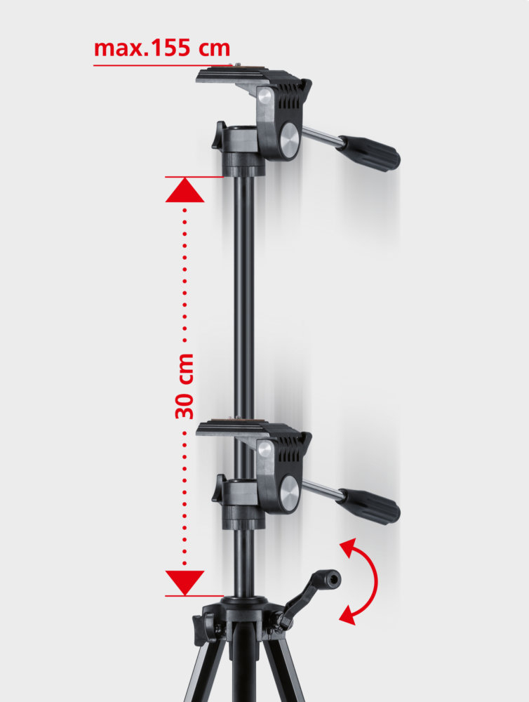 Fotostativ 155 cm