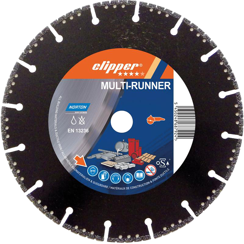 Universal-Diamant-Trennscheibe Multi-Runner Pro NORTON