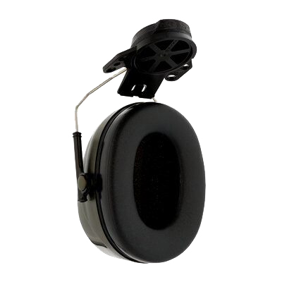 Kapselgehörschutz OPTIME II H520P3E, grün, 30dB. für Helmbefestigung System 30 mm Steckschlitze