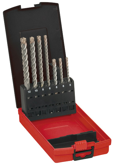 Hammerbohrer-Set SDS+ 4X4 MX4 7-tlg