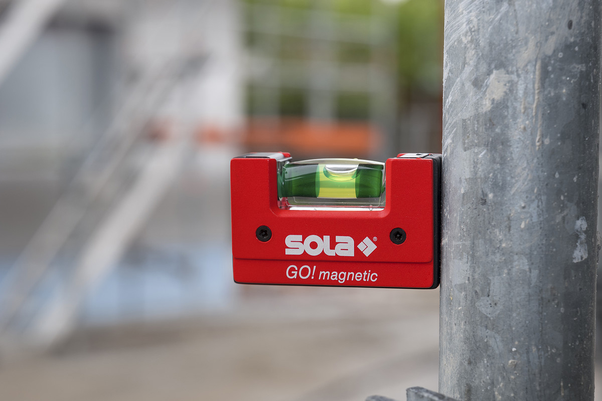 Kompakt-Wasserwaage GO! MAGNETIC CLIP SOLA
