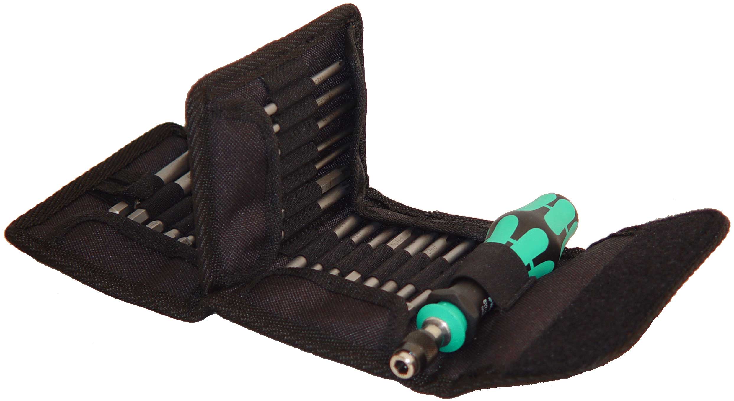 Bit-Falttasche STEIMER/WERA mit 33 Bits 89 mm und Kraftformgriff