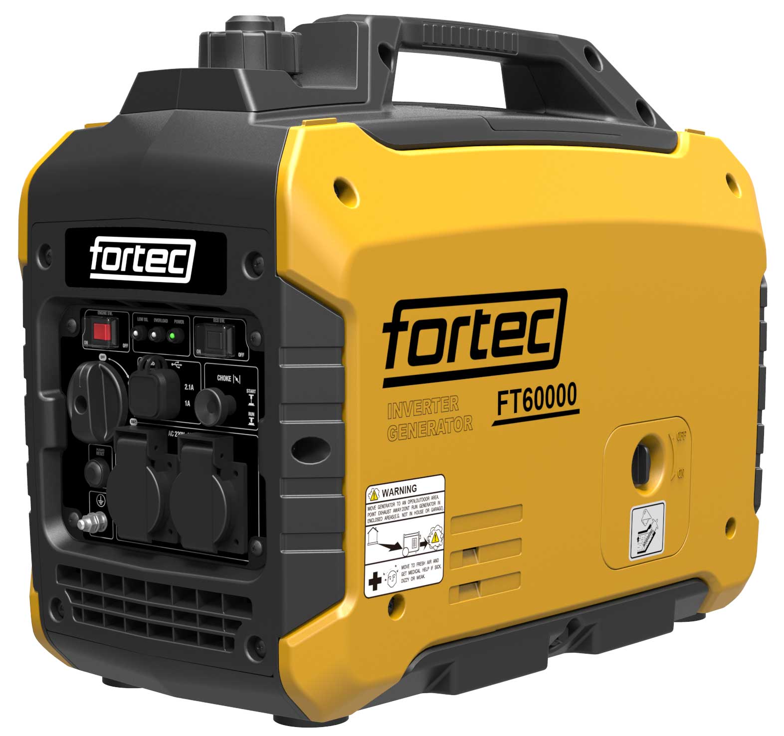 Stromerzeuger fortec INVERTER 2000 Watt, Benzin FT60000