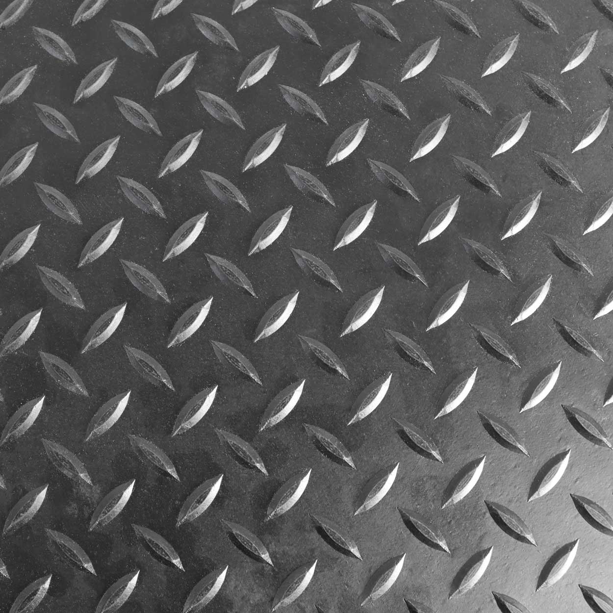 Arbeitsplatzmatte METEC 800 x 700 x 12 mm, Rutschhemendes Diamant-Profil 12910 12911 12912 12913