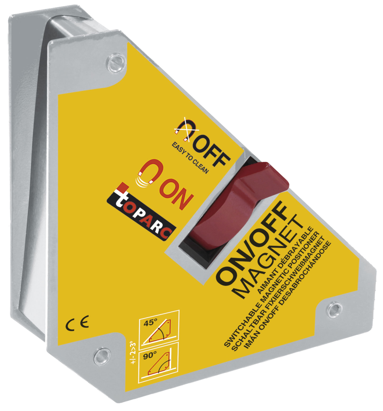 Magnet-Schweisswinkel D36.90 mit Ein-/Aus-Schalter, 30 kg