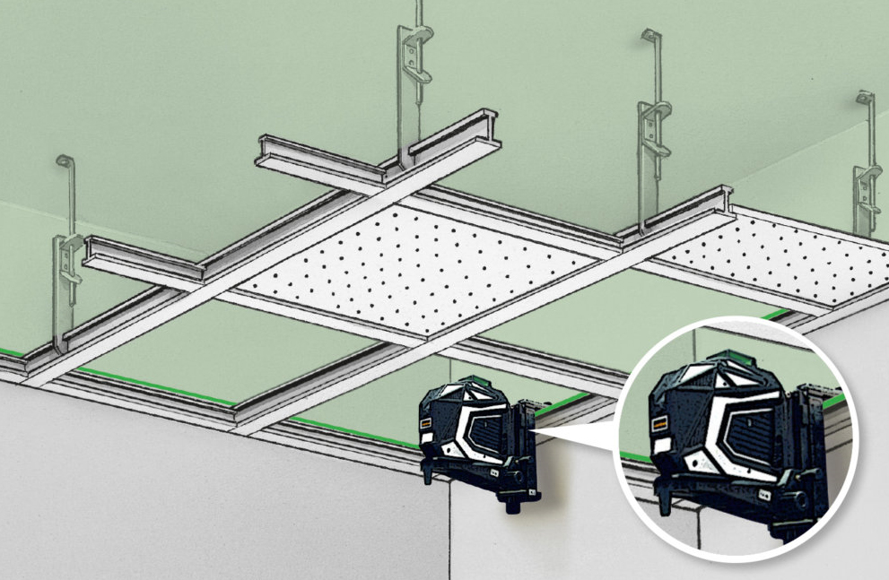 Kreuzlinienlaser X1-Laser 360° mit grüner Lasertechnologie