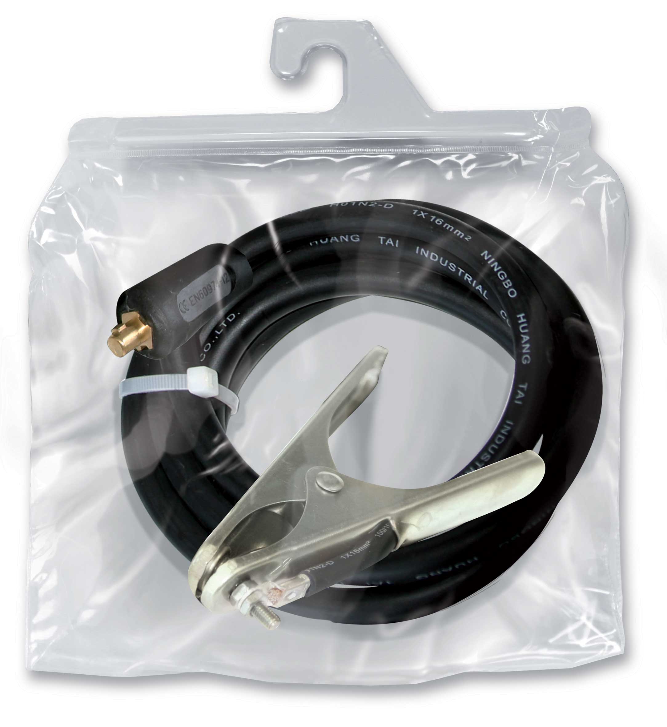 Messeklemme mit Kabel und Stecker