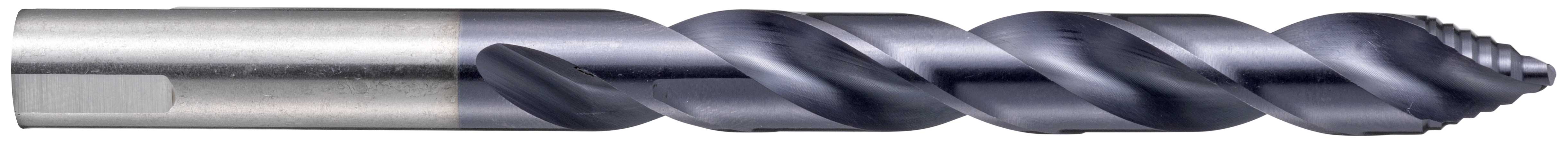Spiralbohrer HSS-Co5% mit TiAlN-Stufenspitze, DIN 338 Flowstep