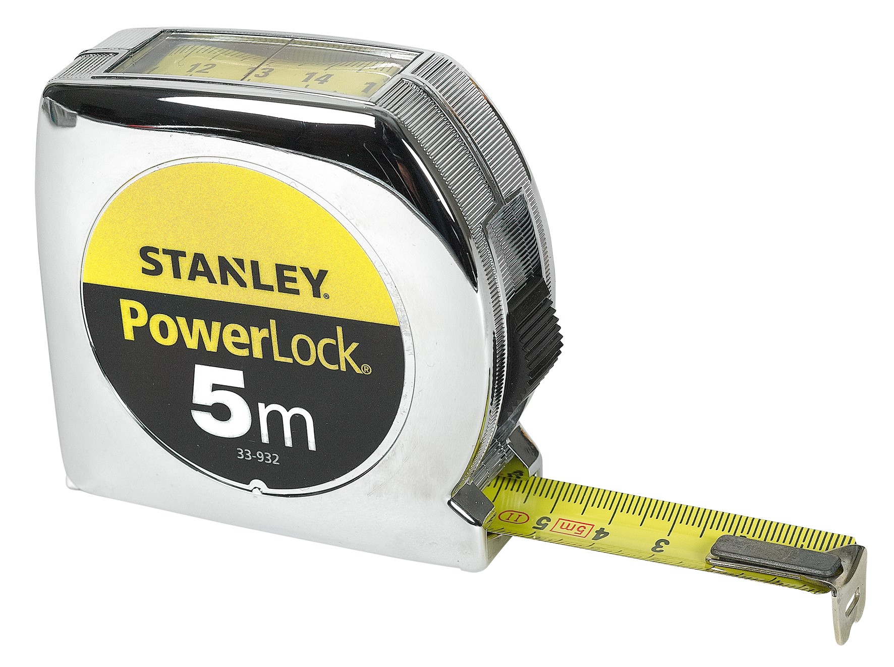 Rollmeter Powerlock mit Sichtfenster STANLEY