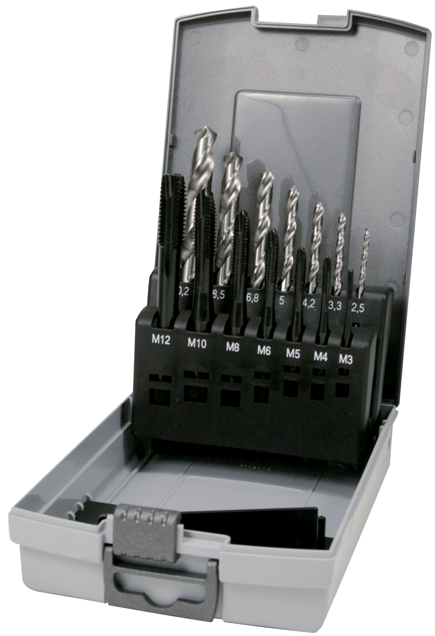 Maschinen-Gewindebohrer-Satz HSS Co5-VAP, M3-M12
