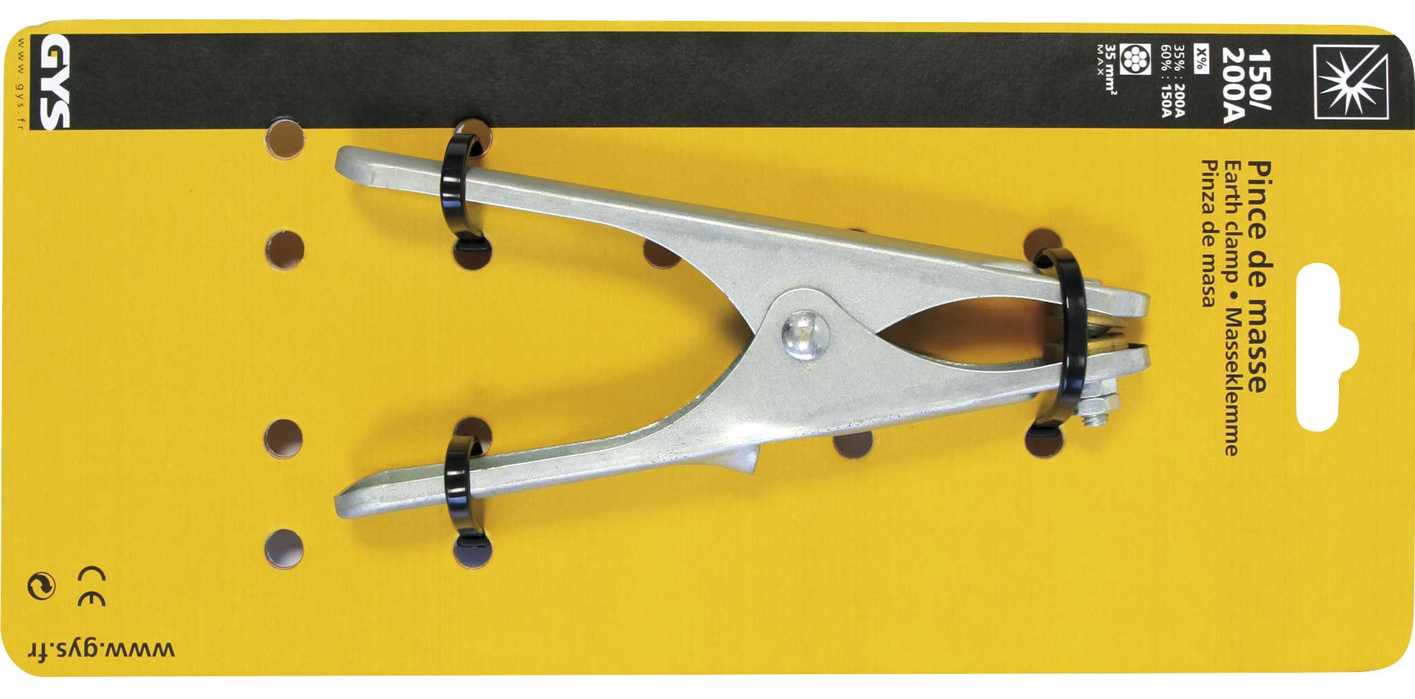 Messeklemmen GYS 200Ah 043107