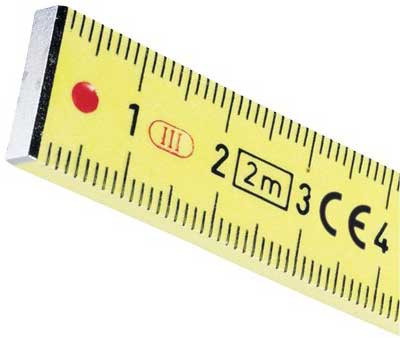 Kunststoff-Gliedermeter 2 m LongLife Plus 1652 gelb