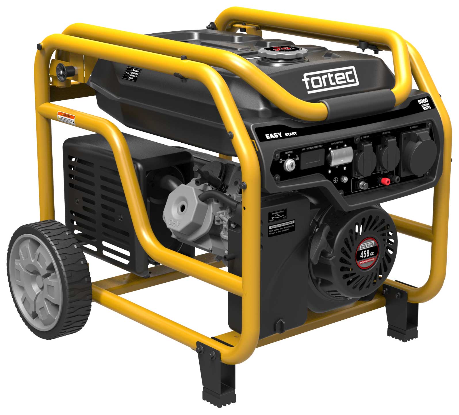 Stromerzeuger fortec GENERATOR 8000 Watt, Benzin FT60004