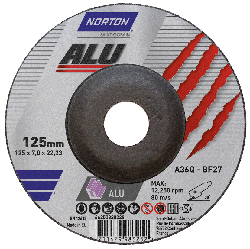 Schruppscheibe NORTON für ALU