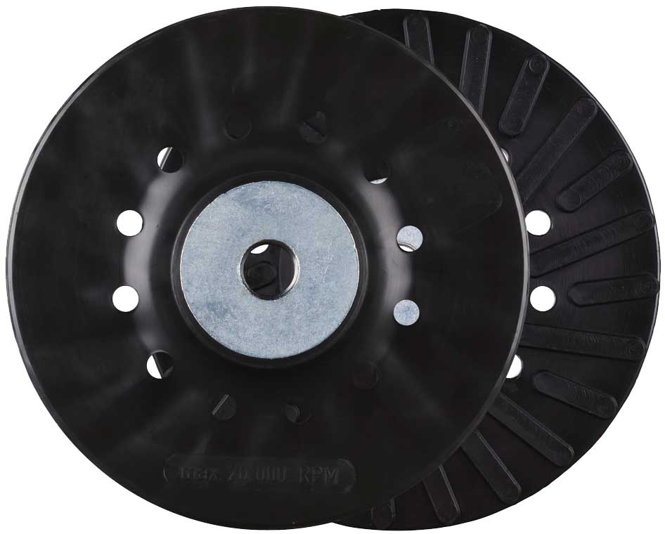 Turbo-Stützteller M14 mittelhart mit Kühlrippen und Kühllöcher